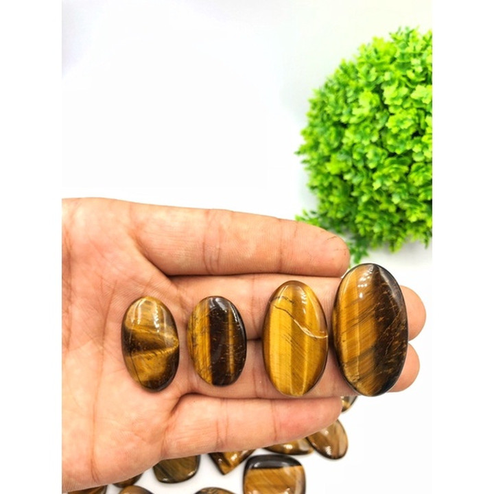 Gold Tiger Eye Cabochon | Handmade Jewelry Making Supplies