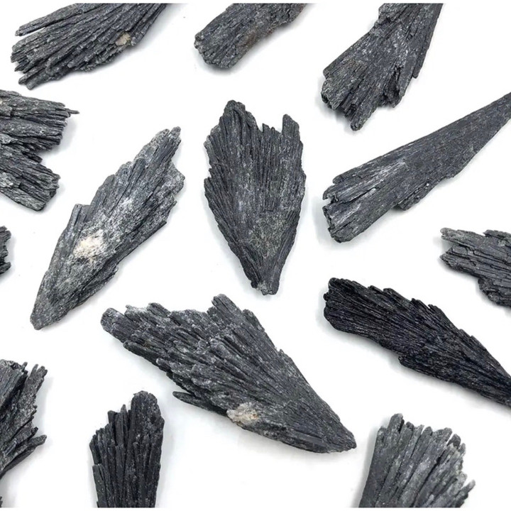 Black Kyanite Raw Stone - Genuine and High Quality for Healing
