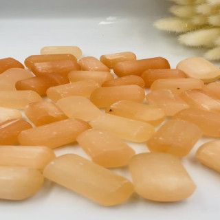 Selenite Tumbled Stones and Spheres for Healing