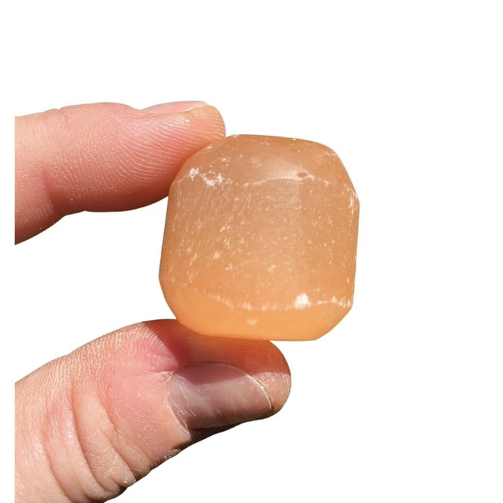 Selenite Tumbled Stones and Spheres for Healing