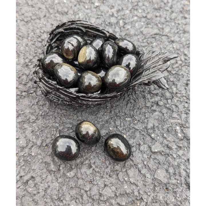 Golden Sheen Obsidian: Grounding and Protection Crystal