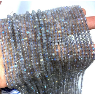 Labradorite Faceted Beads | Natural and Polished 15.5cm Strands