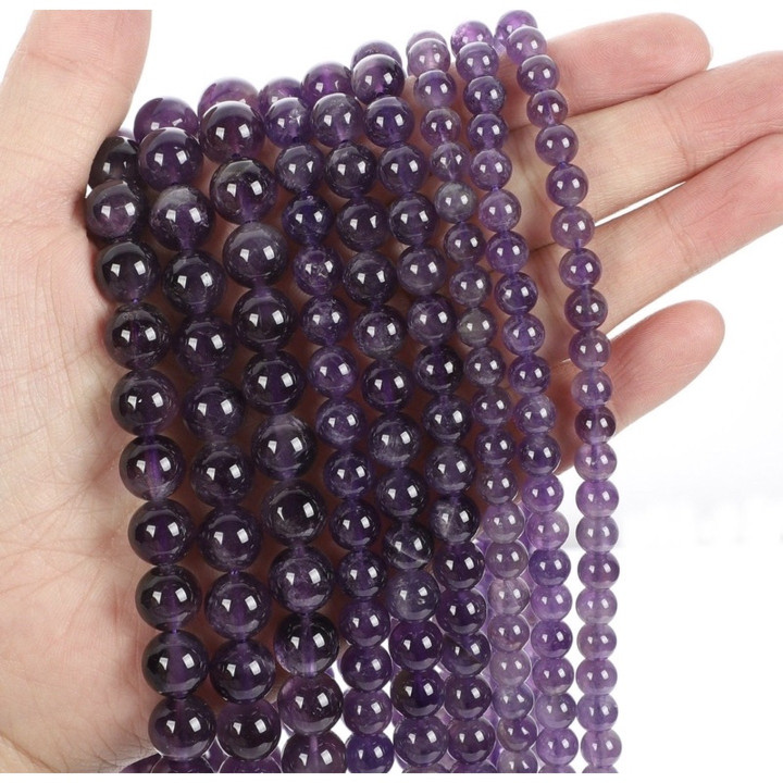 Amethyst Bead Strand | Natural Stones for Jewelry Making
