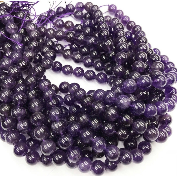 Amethyst Bead Strand | Natural Stones for Jewelry Making