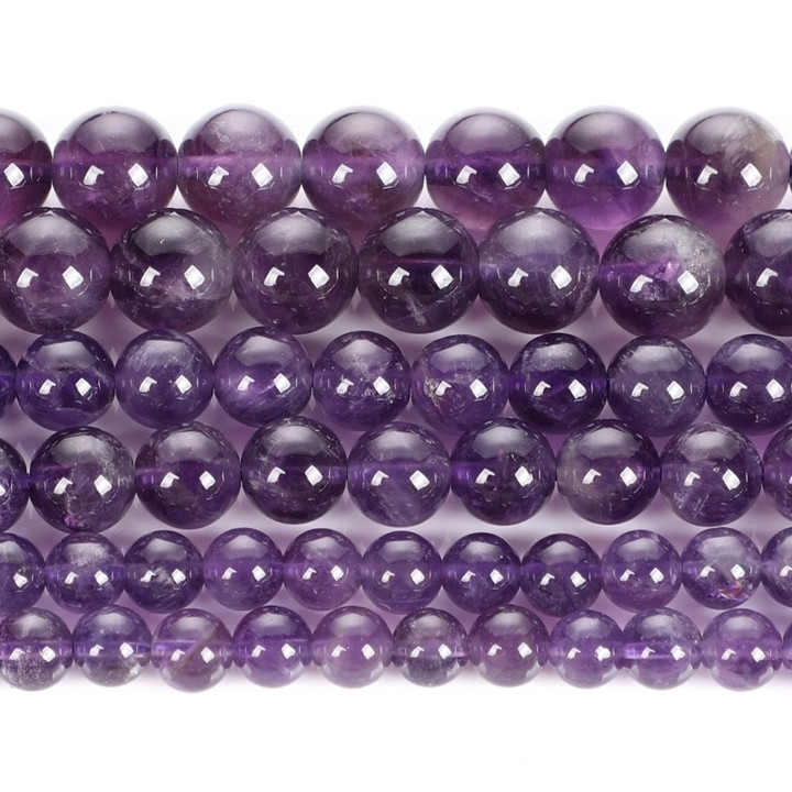 Amethyst Bead Strand | Natural Stones for Jewelry Making