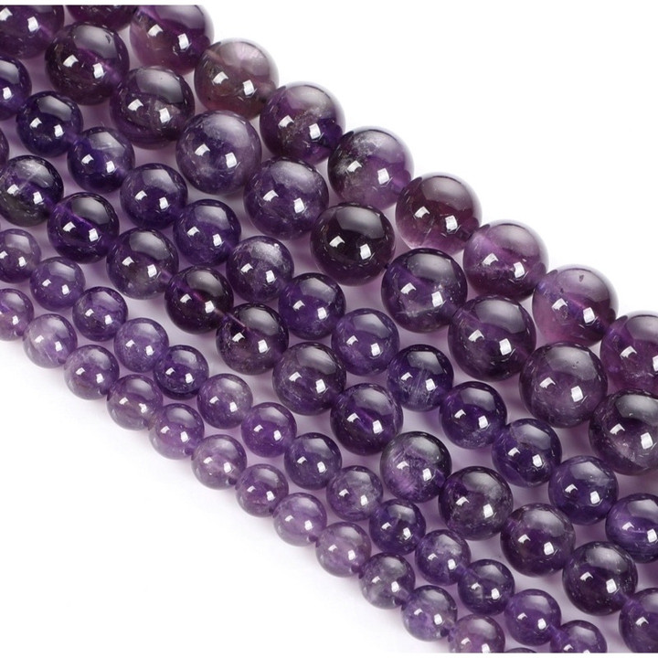 Amethyst Bead Strand | Natural Stones for Jewelry Making