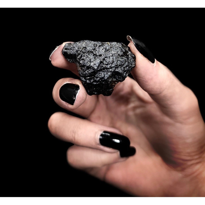 Rare Tibetan Tektite Meteorite Stone - Healing Crystals