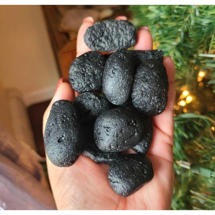 Rare Tibetan Tektite Meteorite Stone - Healing Crystals