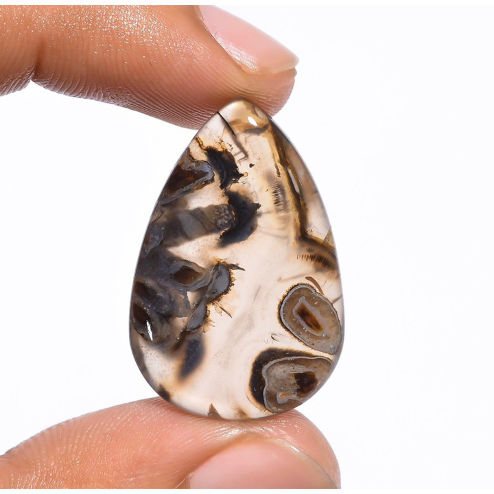 Natural Turkey Agate Cabochon Stone | 2-3cm Polished | Jewelry Grade