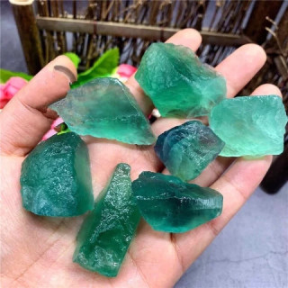 Green Fluorite Crystal - Healing and Meditation Stone