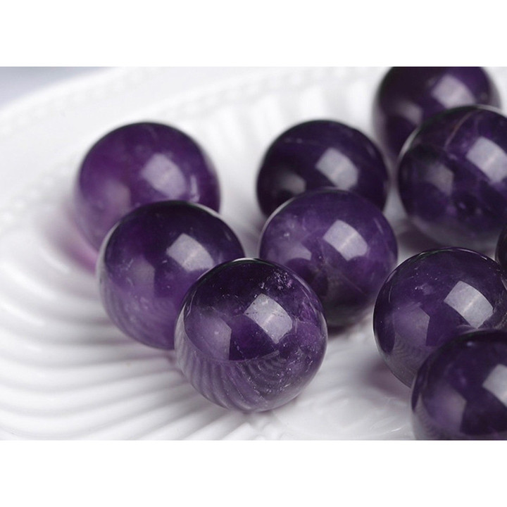 Amethyst Sphere - Natural Crystal for Meditation and Healing