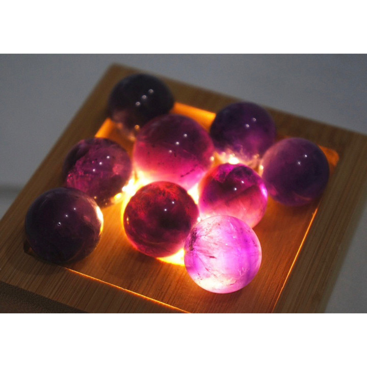 Amethyst Sphere - Natural Crystal for Meditation and Healing