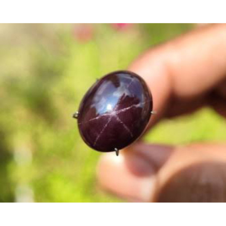 Top Quality Star Garnet Cabochon - Handmade Jewelry Supply