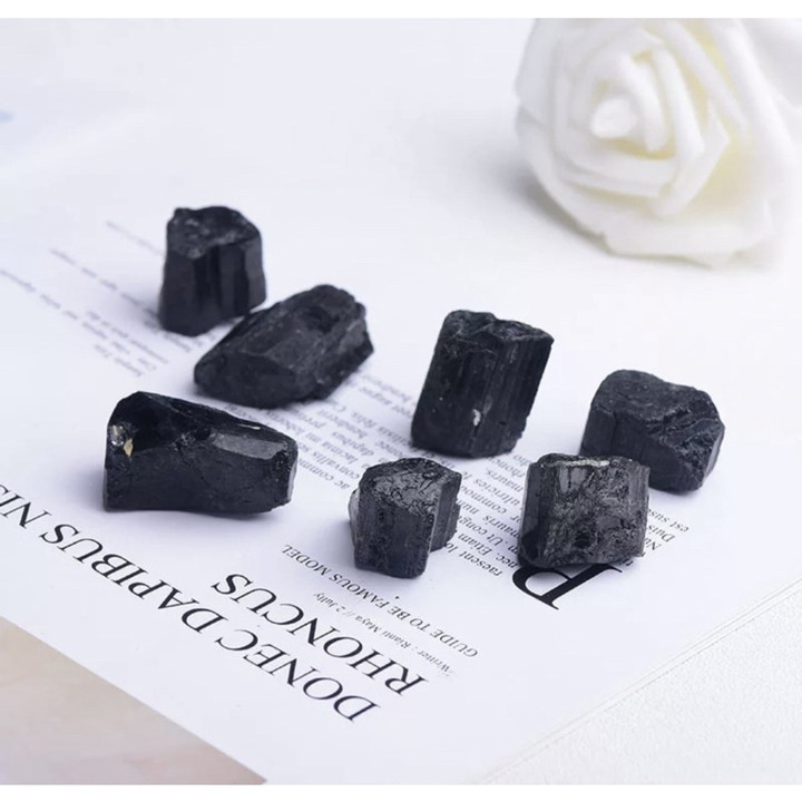 Black Tourmaline Rough Stone: Authentic, High-Quality for Chakra Healing