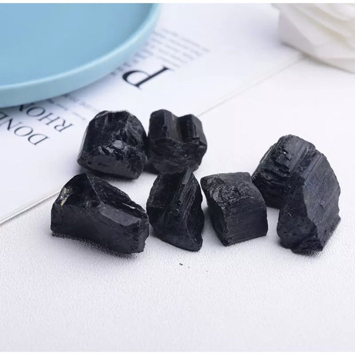 Black Tourmaline Rough Stone: Authentic, High-Quality for Chakra Healing