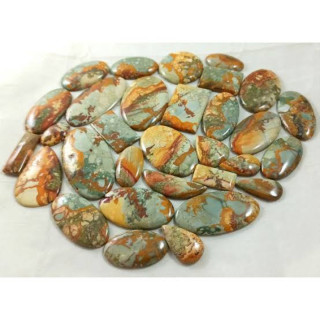 Natural American Jasper Cabochon - AAAA Grade for Jewelry Making