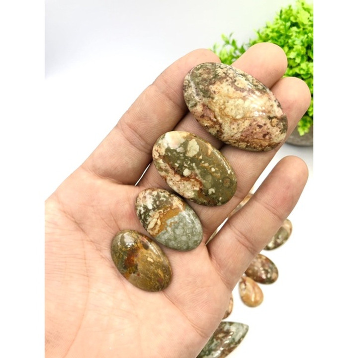 Natural American Jasper Cabochon - AAAA Grade for Jewelry Making