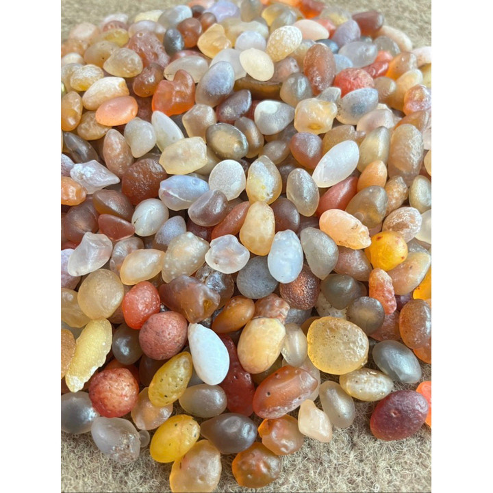 Natural Gobi Agate Stone - Mongolian, 2-3cm