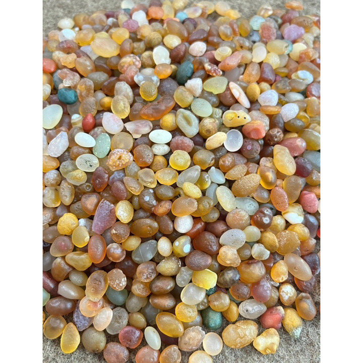 Natural Gobi Agate Stone - Mongolian, 2-3cm