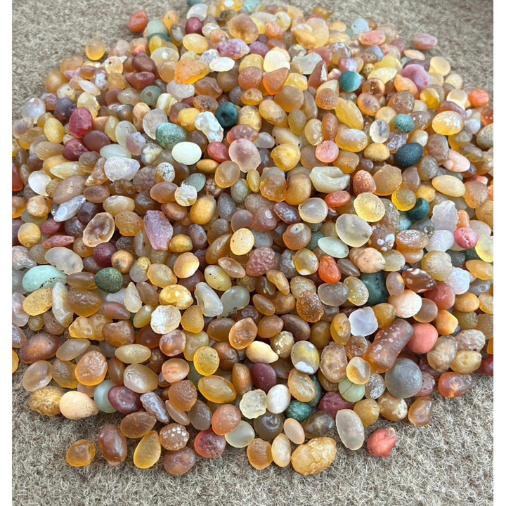 Natural Gobi Agate Stone - Mongolian, 2-3cm