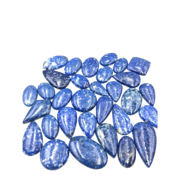 Blue Dot Jasper Cabochon - Unique Handmade Jewelry Gemstone