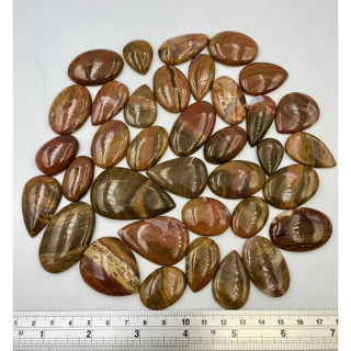 Red Jasper Cabochon - Natural Gemstone for Jewelry Making and Healing