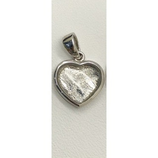 Genuine Gibeon Meteorite Pendant | 925 Silver Healing Jewelry