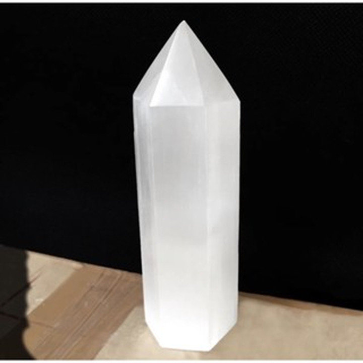 Selenite Tower | Moroccan Crystal Healing and Positive Energy