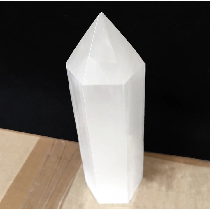 Selenite Tower | Moroccan Crystal Healing and Positive Energy