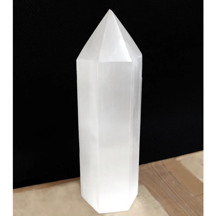 Selenite Tower | Moroccan Crystal Healing and Positive Energy