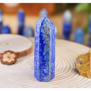 Lapis Lazuli Point - Natural, High Quality for Luck and Decor