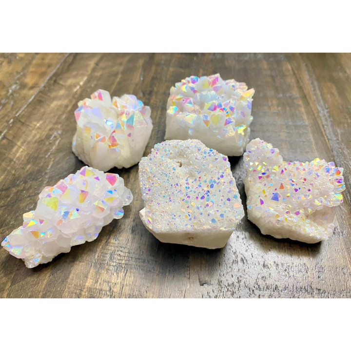 Angel Aura Quartz Cluster: Powerful Healing Crystals and Stones