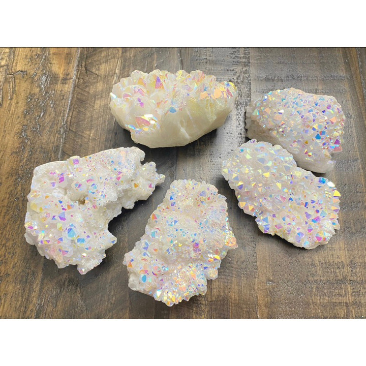 Angel Aura Quartz Cluster: Powerful Healing Crystals and Stones