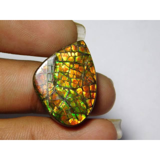 Rare Canadian Ammolite Opal Cabochon for Stunning Jewelry