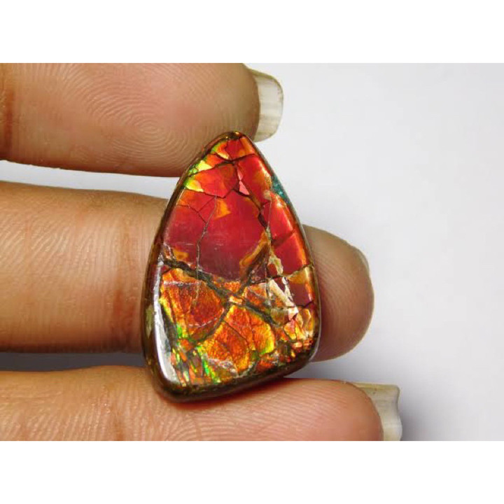 Rare Canadian Ammolite Opal Cabochon for Stunning Jewelry