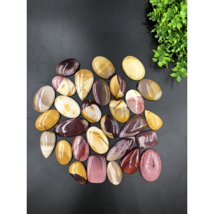 Natural Mookaite Jasper Cabochons: Premium Stones for Jewelry Making