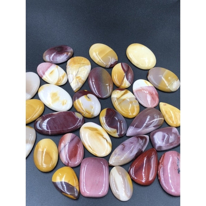 Natural Mookaite Jasper Cabochons: Premium Stones for Jewelry Making