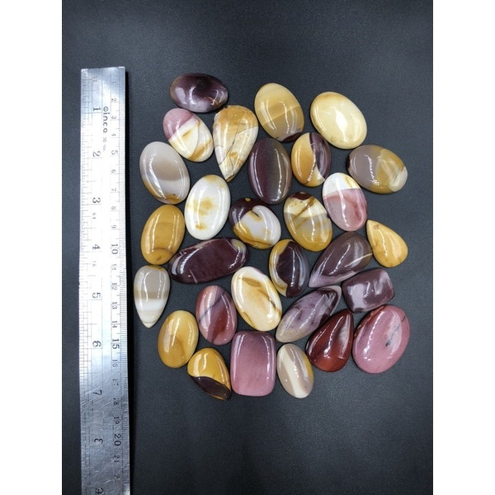 Natural Mookaite Jasper Cabochons: Premium Stones for Jewelry Making