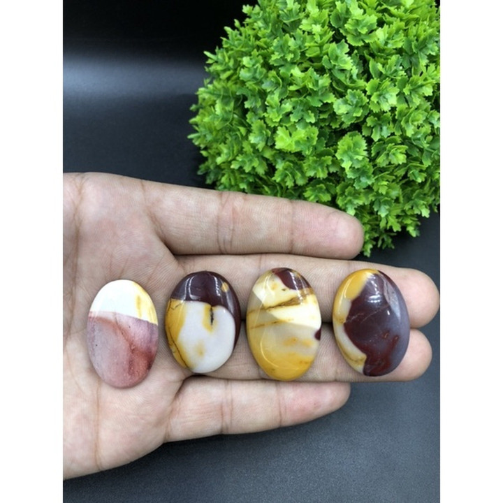 Natural Mookaite Jasper Cabochons: Premium Stones for Jewelry Making