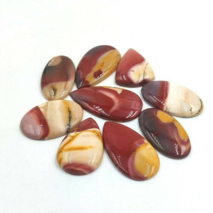 Mookaite Jasper Cabochon - AAA Quality, Handmade Jewelry Supplies