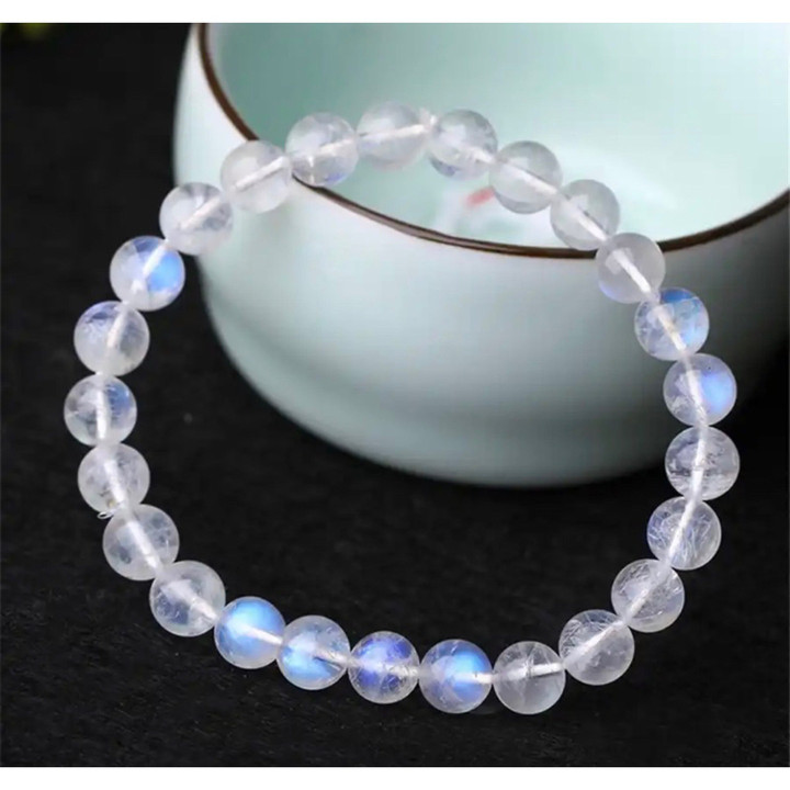 Blue Moonstone Bracelet | Natural Crystals and Energy for Women