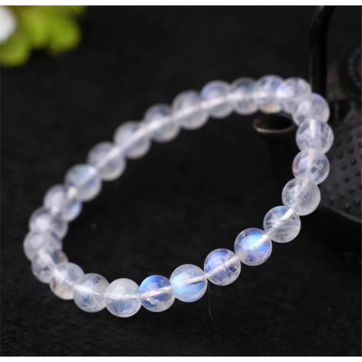 Blue Moonstone Bracelet | Natural Crystals and Energy for Women