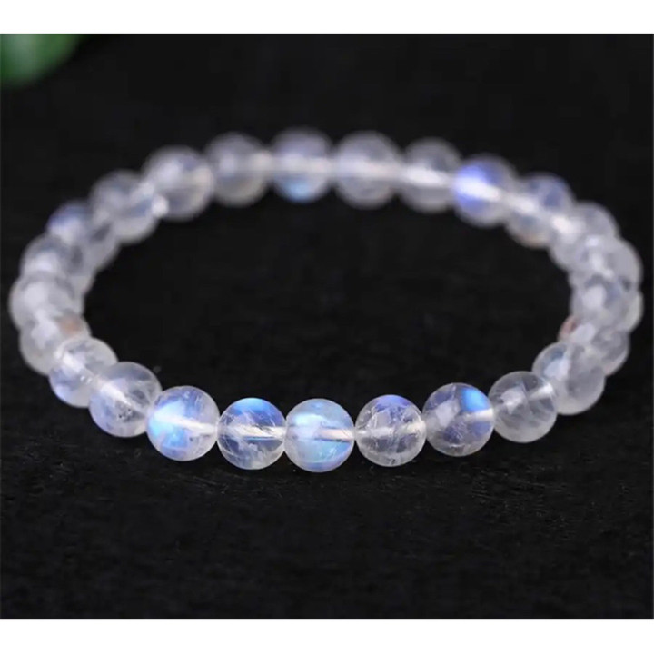 Blue Moonstone Bracelet | Natural Crystals and Energy for Women
