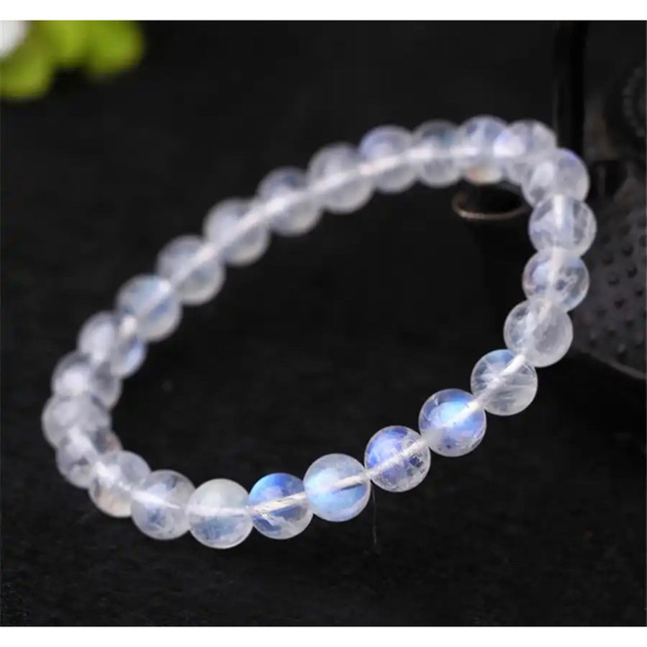 Blue Moonstone Bracelet | Natural Crystals and Energy for Women
