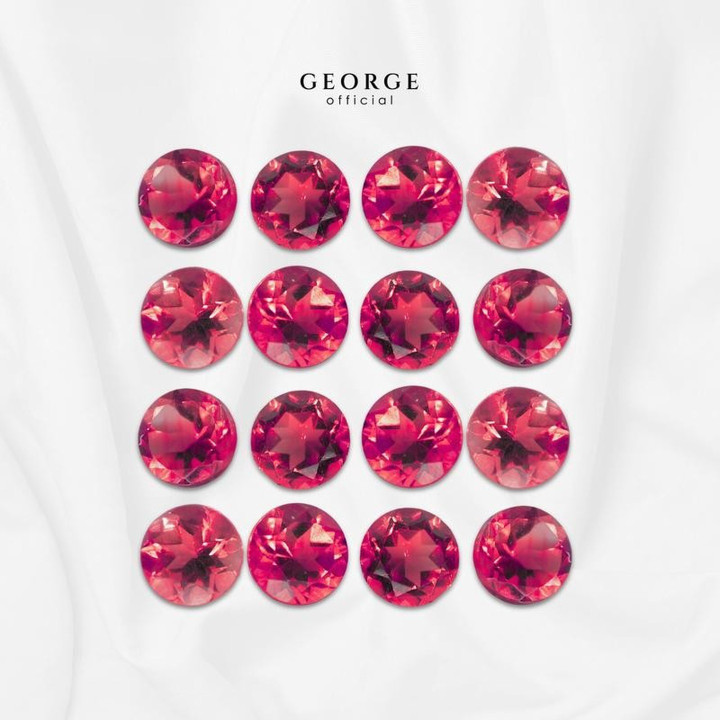 Genuine Ruby and Sapphire Earrings - GGRBR by George Jewelry