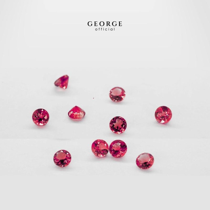 Genuine Ruby and Sapphire Earrings - GGRBR by George Jewelry