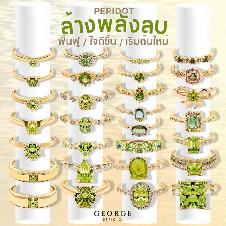 Sterling Silver Peridot Ring | Custom Fit | Gift Ready