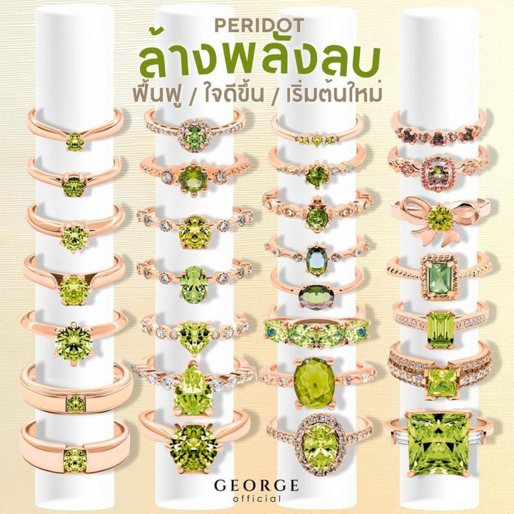 Sterling Silver Peridot Ring | Custom Fit | Gift Ready