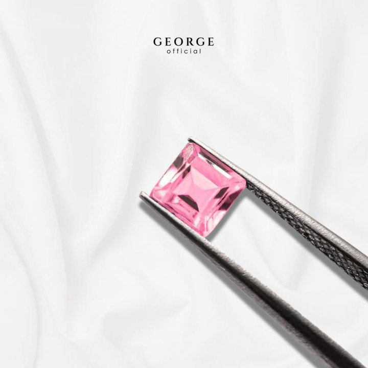 Genuine Tourmaline Square Step Cut Gemstones | George Jewelry