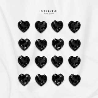 Genuine Onyx Heart Gemstone Necklace - George Jewelry